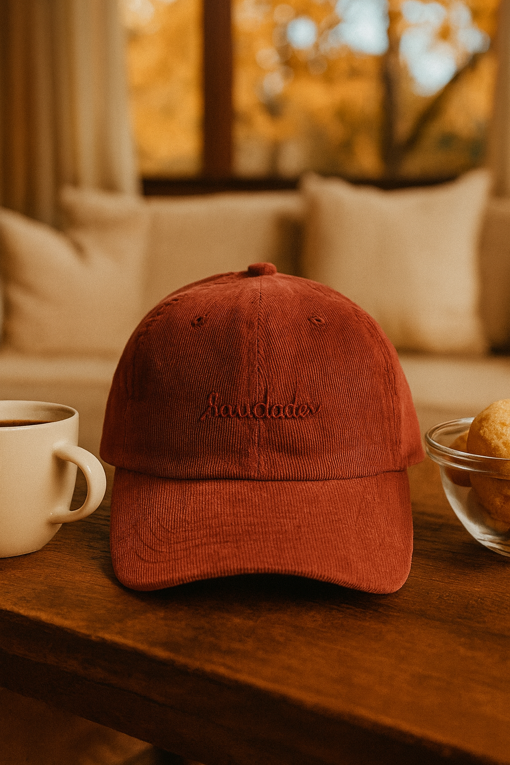 Vintage Saudades cap - Ocre