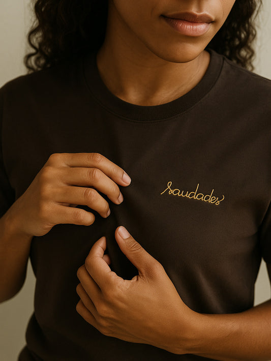 Saudades Classic Tee - Café